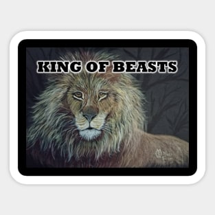 King of Beasts Sticker